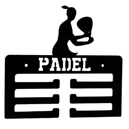 Medallero Padel Mujer Colgador De Medallas Pared