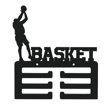 Medallero Basketbol Colgador De Medallas Pared