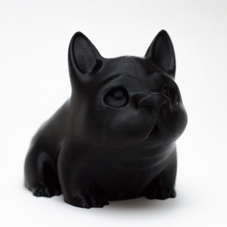 maceta, macetero, perro bulldog, planta