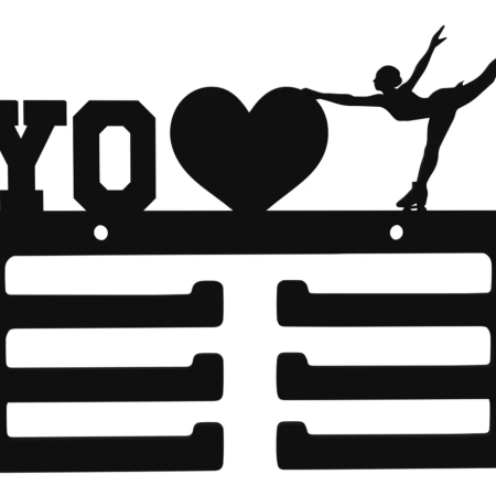 Medallero Patinaje Artistico Colgador De Medallas Pared