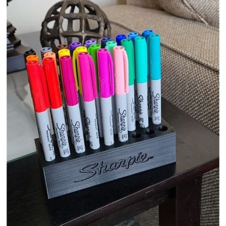 lapiz, sharpie, hogar, organizador, 3d